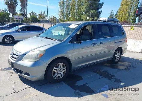 2007 Honda Odyssey Ex-L from USA, damaged, VIN 5FNRL38777B027144